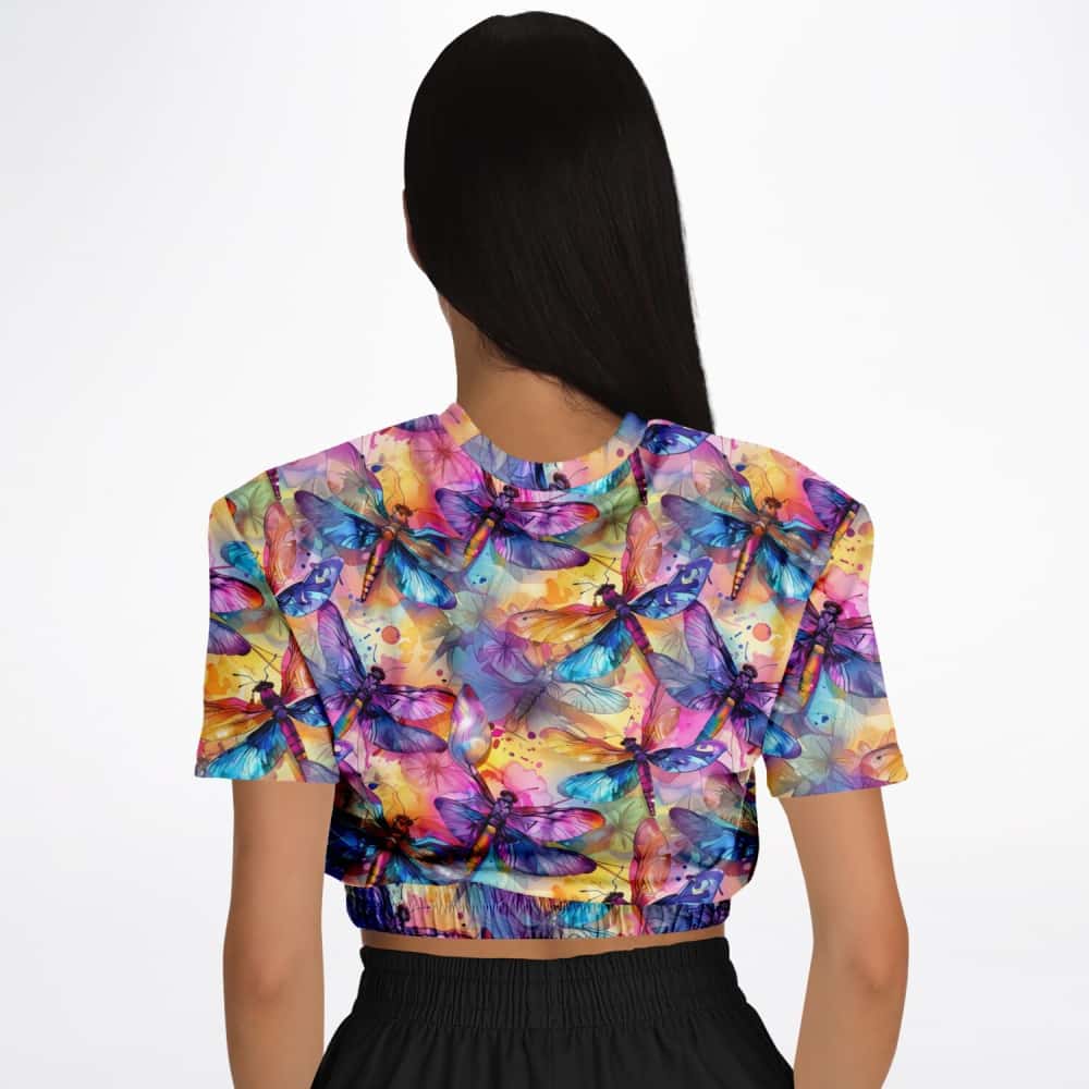 Athletic Cropped Short Sleeve Sweatshirt | Ethical Style