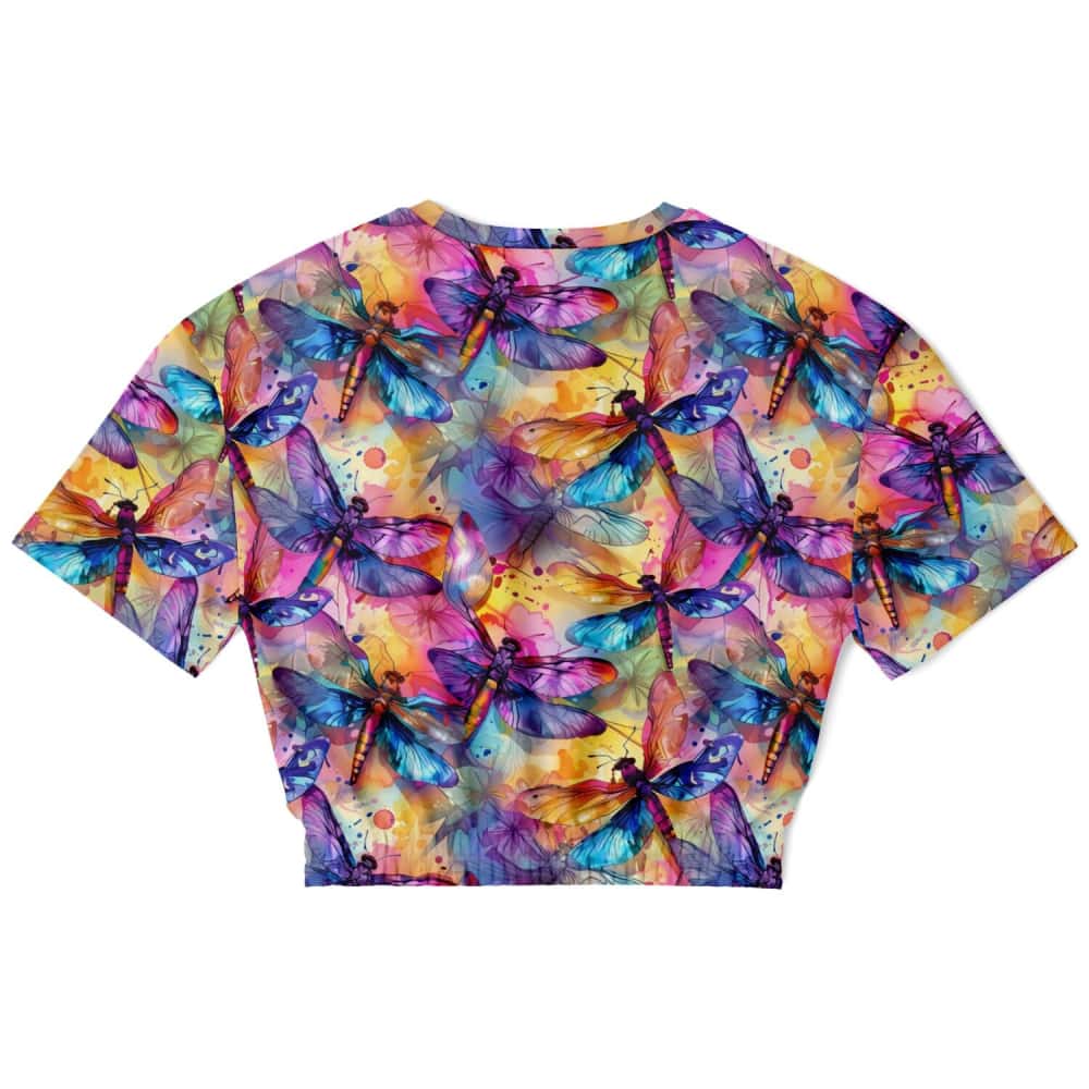 Athletic Cropped Short Sleeve Sweatshirt | Ethical Style