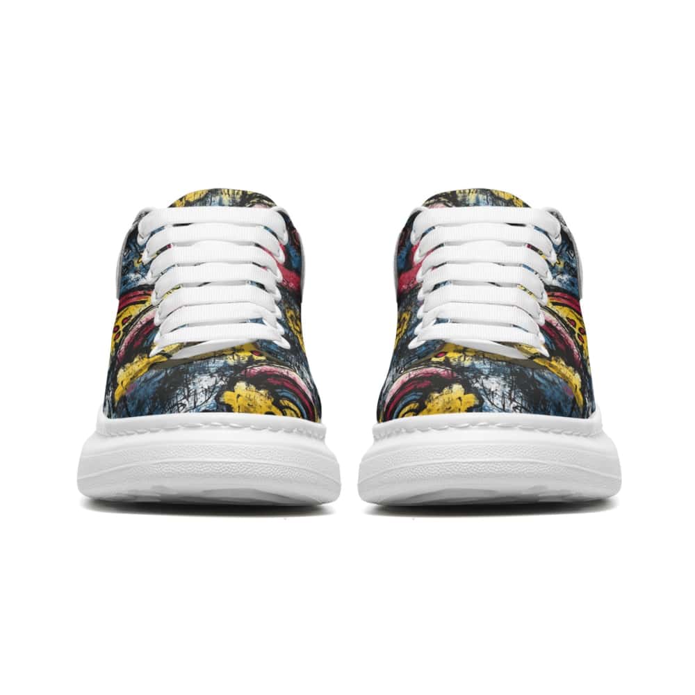Low-Top Oversized Vegan Leather Sneakers | Ethical Style