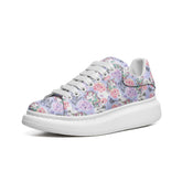 Low-Top Oversized Vegan Leather Sneakers | Ethical Style