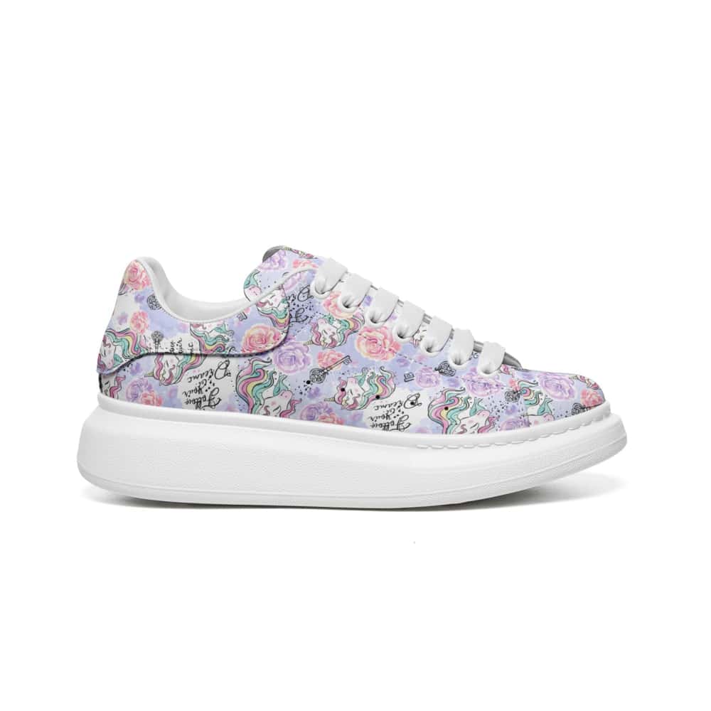 Low-Top Oversized Vegan Leather Sneakers | Ethical Style