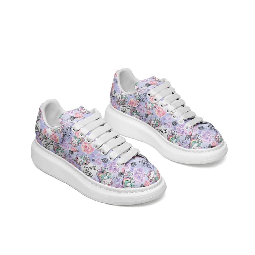 Low-Top Oversized Vegan Leather Sneakers | Ethical Style