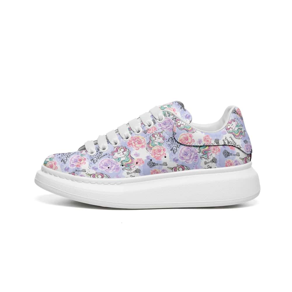 Low-Top Oversized Vegan Leather Sneakers | Ethical Style