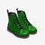 Green Vegan Leather Boots - $99.99 - Free Shipping