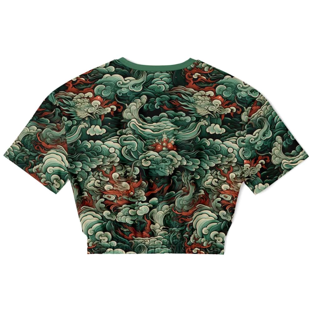 Athletic Cropped Short Sleeve Sweatshirt | Ethical Style