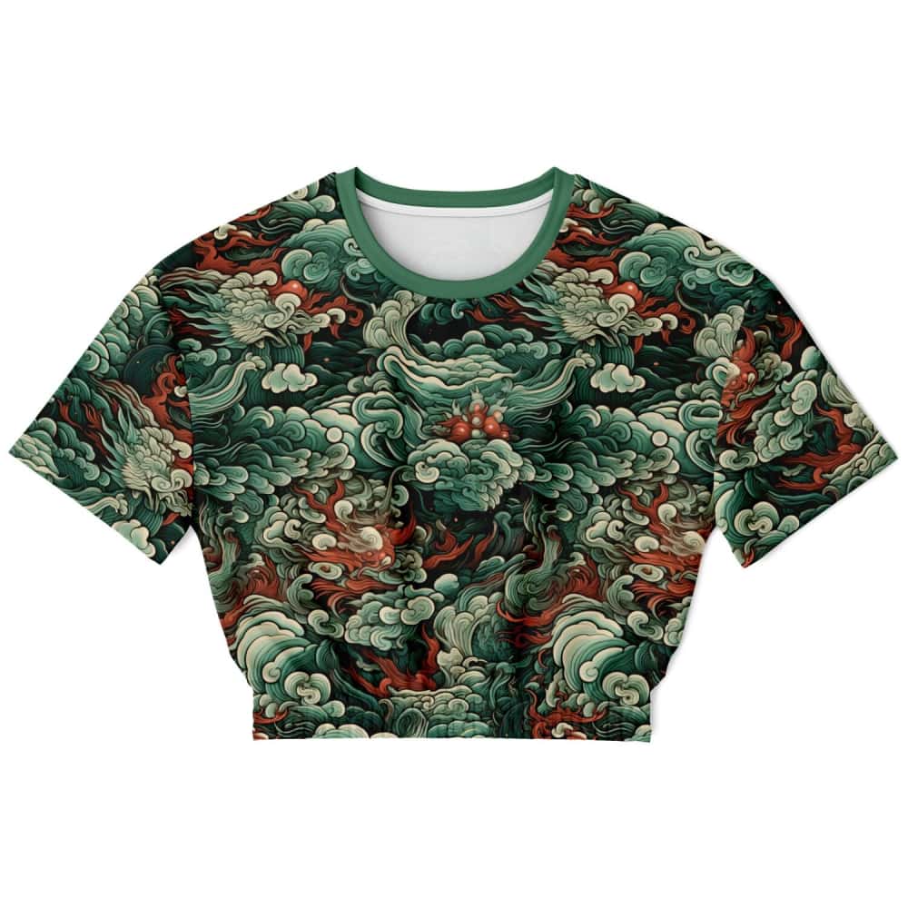 Athletic Cropped Short Sleeve Sweatshirt | Ethical Style