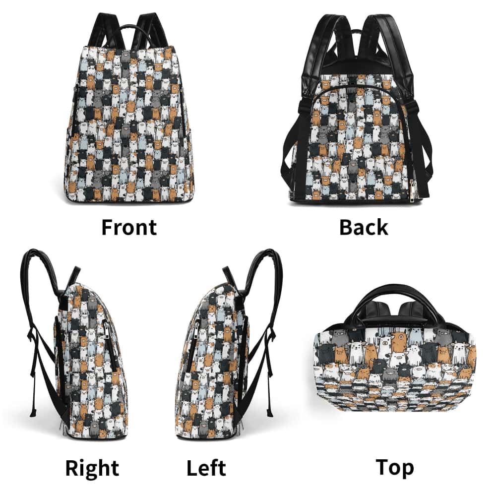 PU Anti-Theft Backpack | Ethical Style by Projects817
