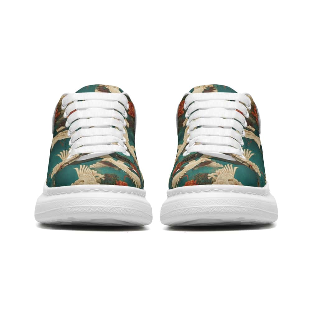 Low-Top Oversized Vegan Leather Sneakers | Ethical Style
