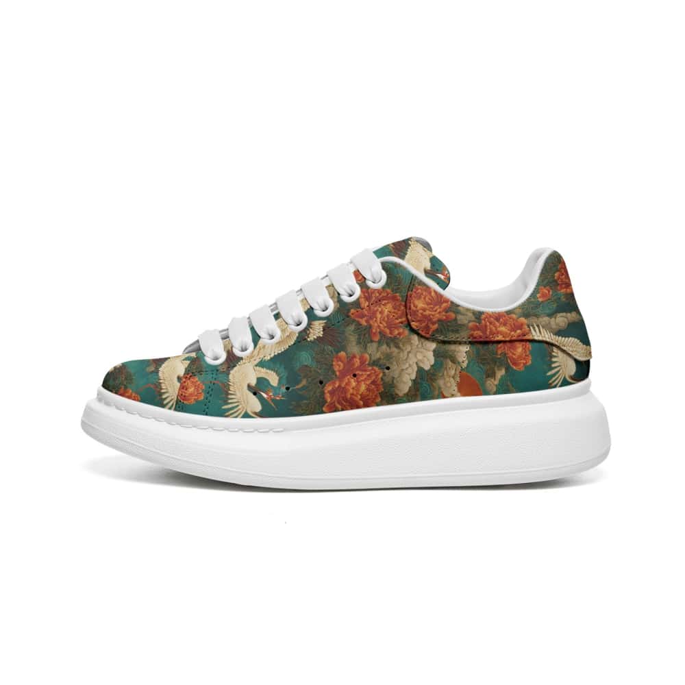 Low-Top Oversized Vegan Leather Sneakers | Ethical Style