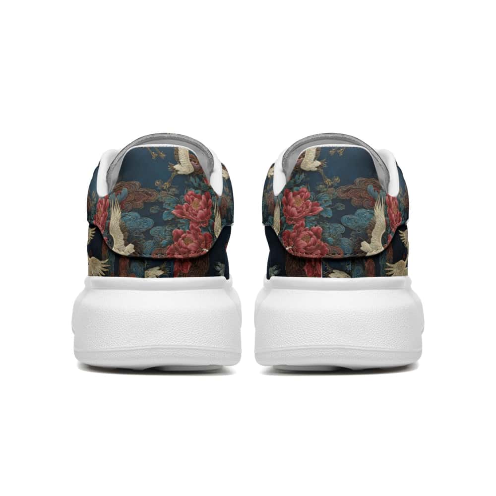 Low-Top Oversized Vegan Leather Sneakers | Ethical Style