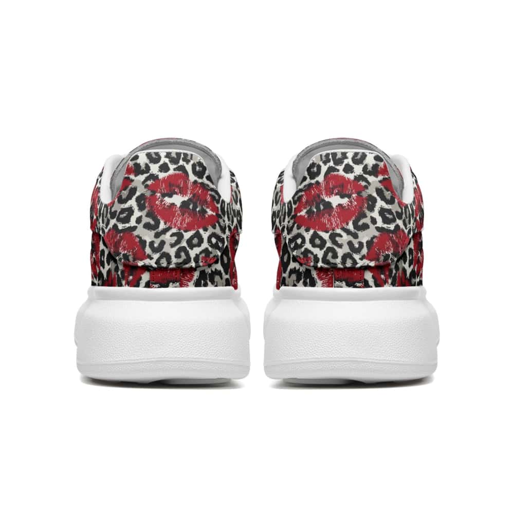 Low-Top Oversized Vegan Leather Sneakers | Ethical Style