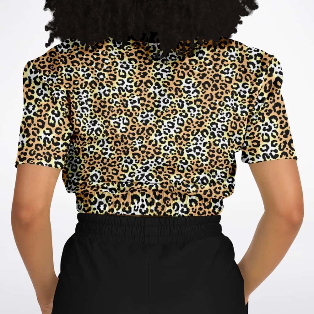 Athletic Cropped Short Sleeve Sweatshirt | Ethical Style