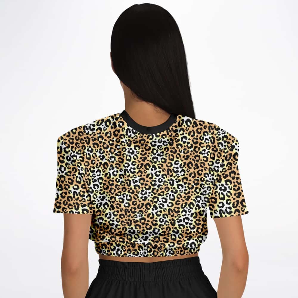 Athletic Cropped Short Sleeve Sweatshirt | Ethical Style