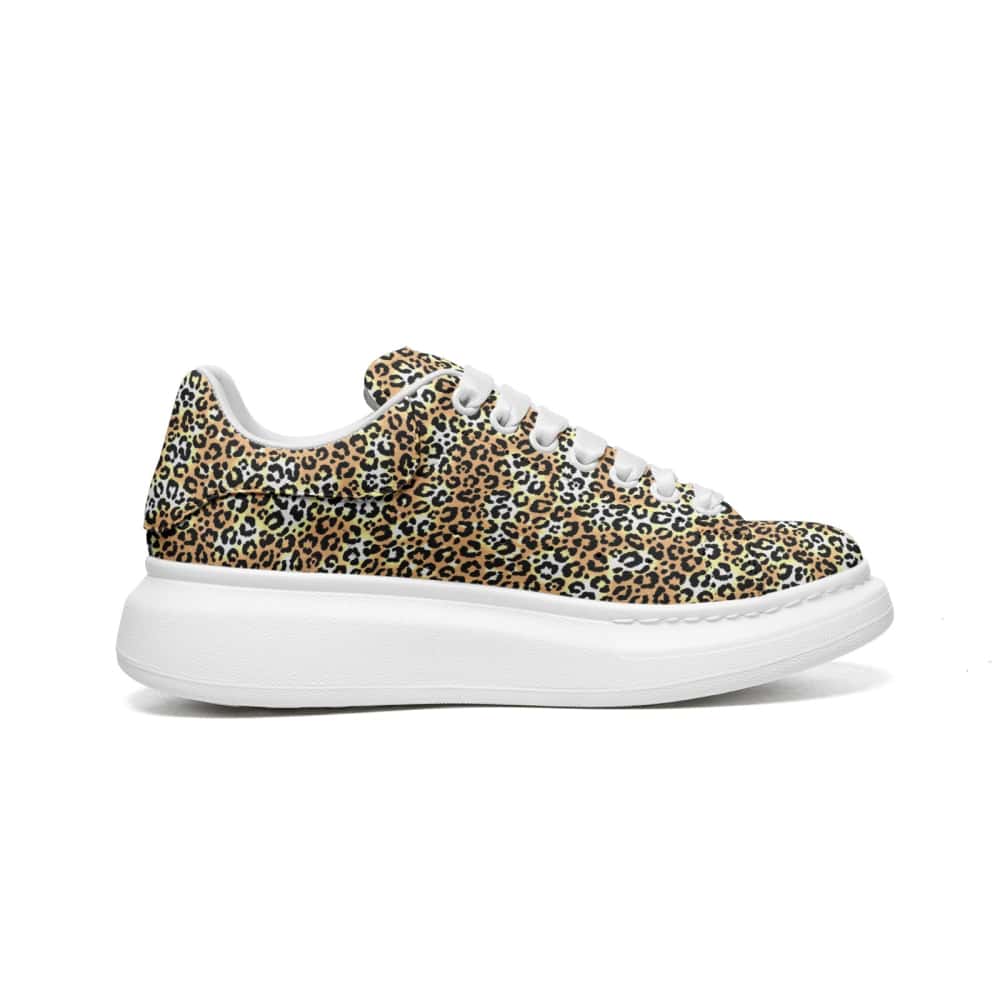Leopard Print Oversized Sneakers - $89.99 - Free Shipping