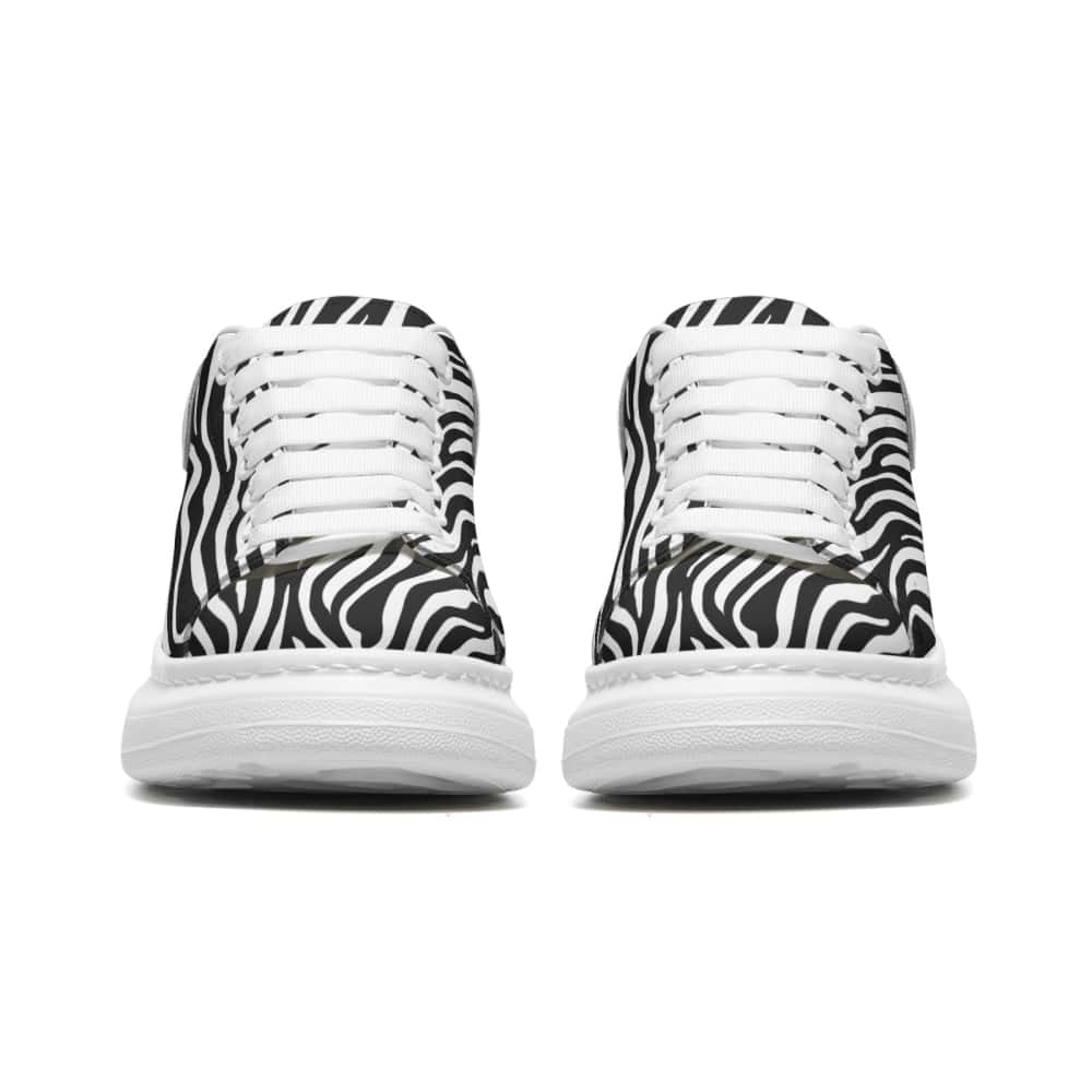 Low-Top Oversized Vegan Leather Sneakers | Ethical Style