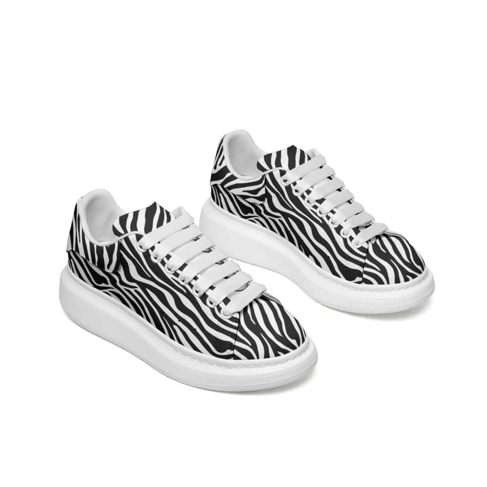Low-Top Oversized Vegan Leather Sneakers | Ethical Style