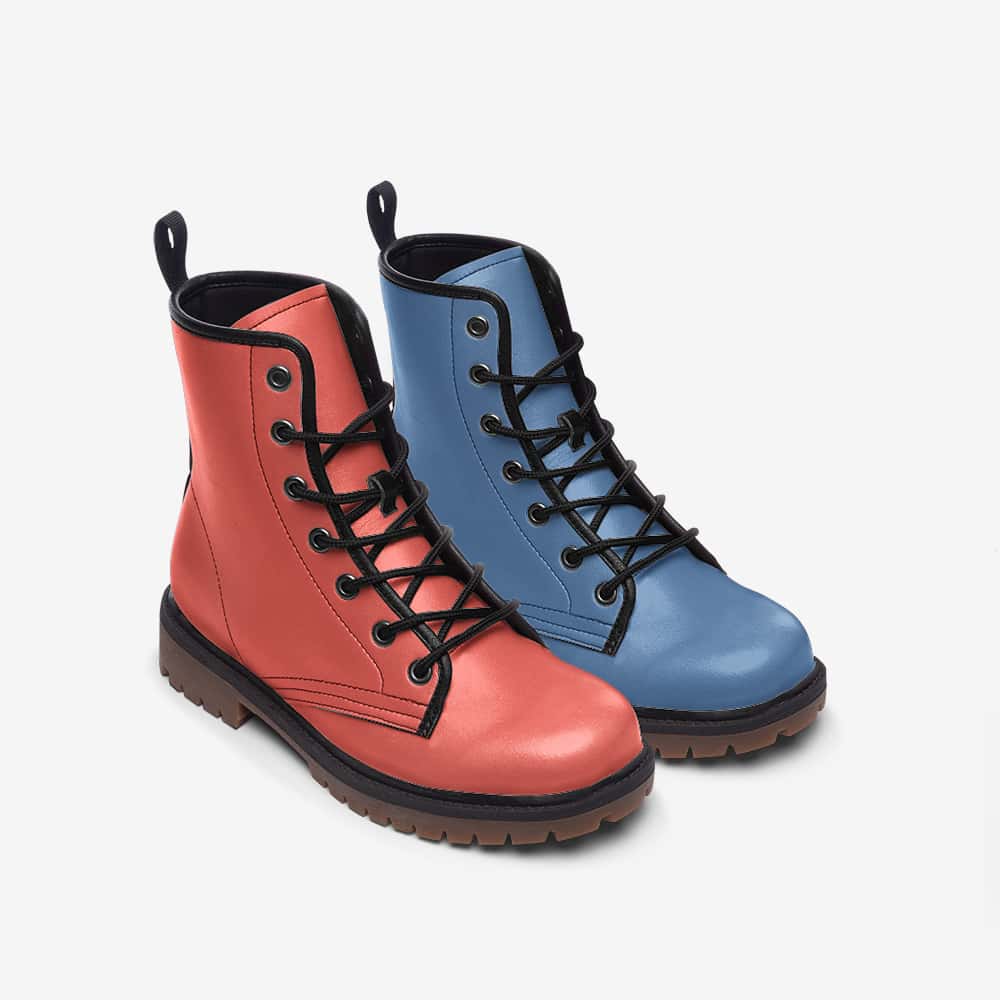 Mismatched Vegan Leather Boots | Ethical Style