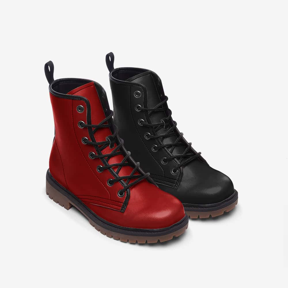 Mismatched Vegan Leather Boots | Ethical Style
