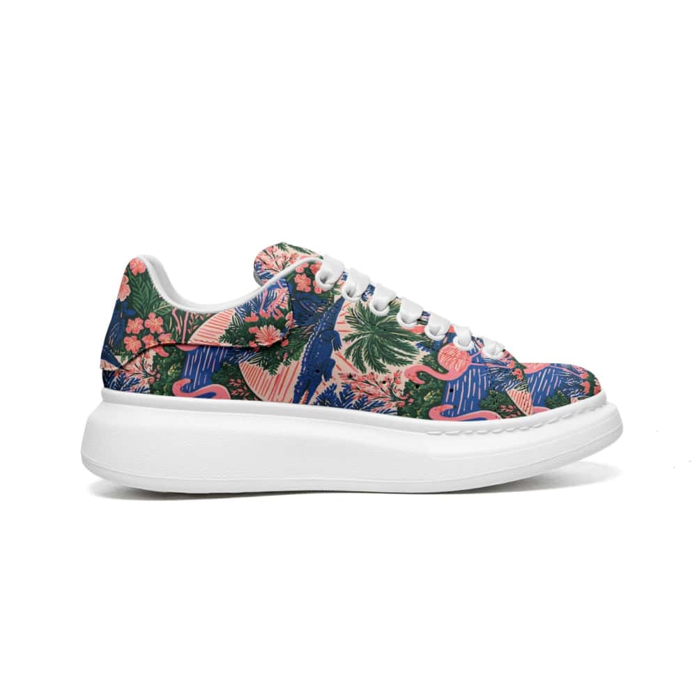 Low-Top Oversized Vegan Leather Sneakers | Ethical Style