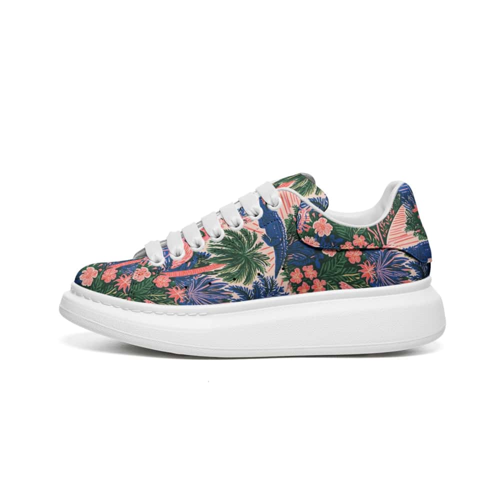 Low-Top Oversized Vegan Leather Sneakers | Ethical Style