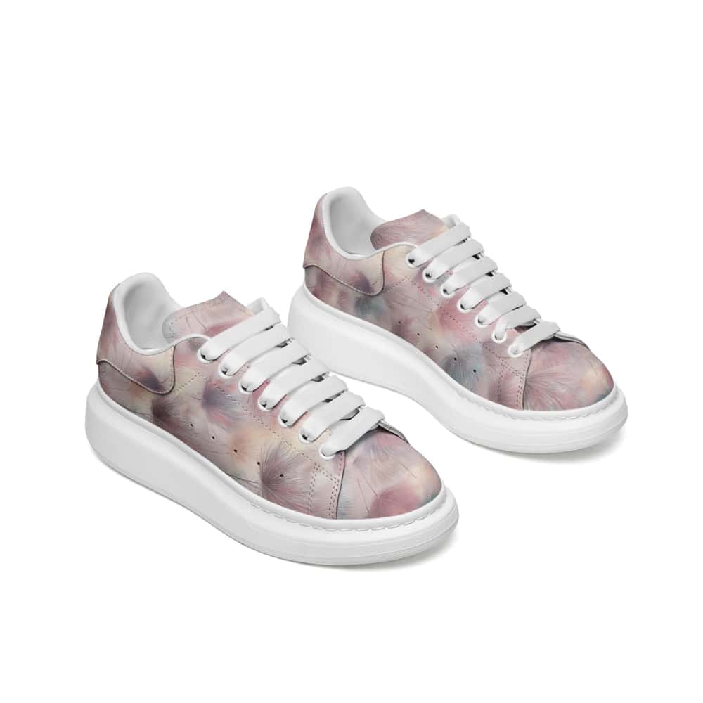 Low-Top Oversized Vegan Leather Sneakers | Ethical Style