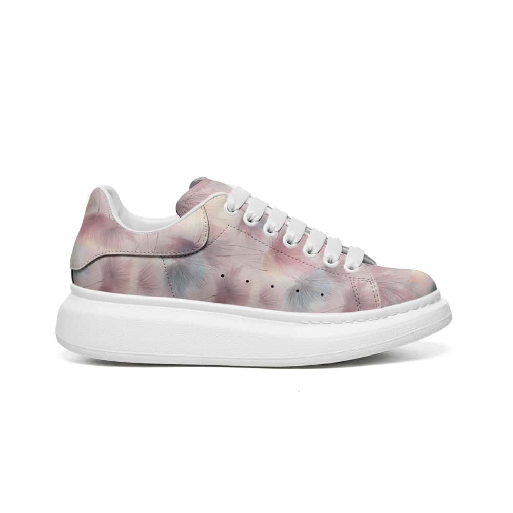 Low-Top Oversized Vegan Leather Sneakers | Ethical Style