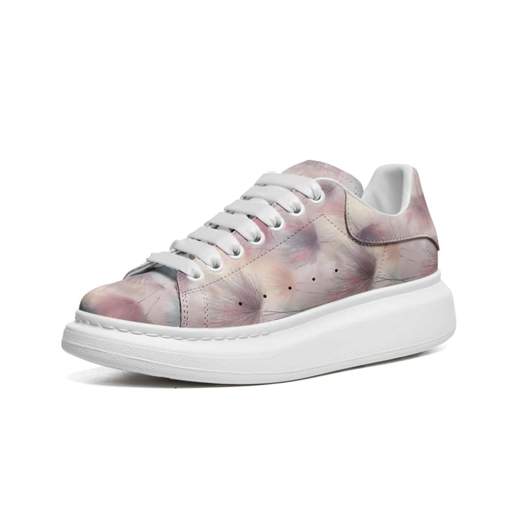 Low-Top Oversized Vegan Leather Sneakers | Ethical Style
