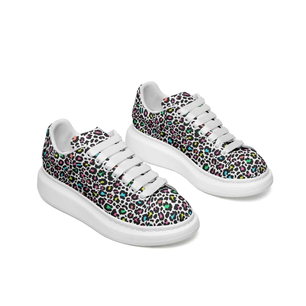 Low-Top Oversized Vegan Leather Sneakers | Ethical Style