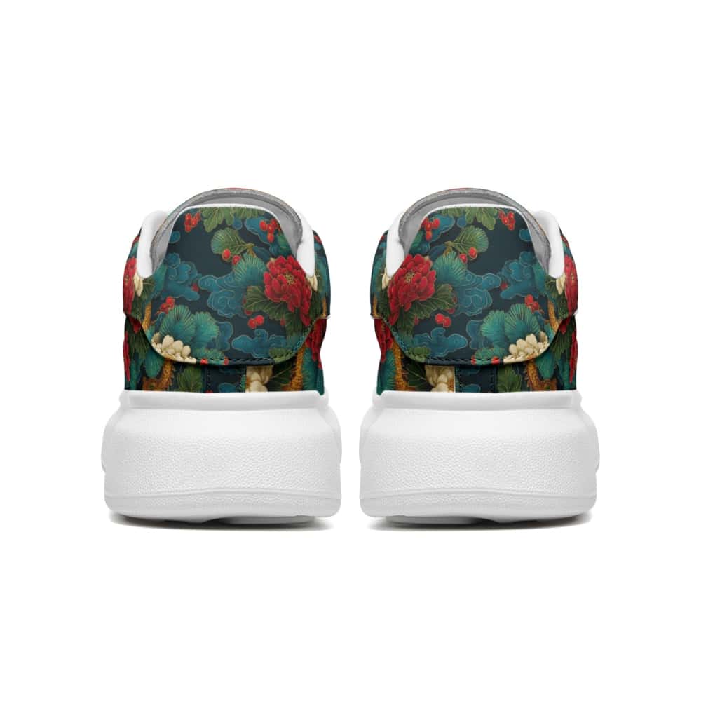 Low-Top Oversized Vegan Leather Sneakers | Ethical Style