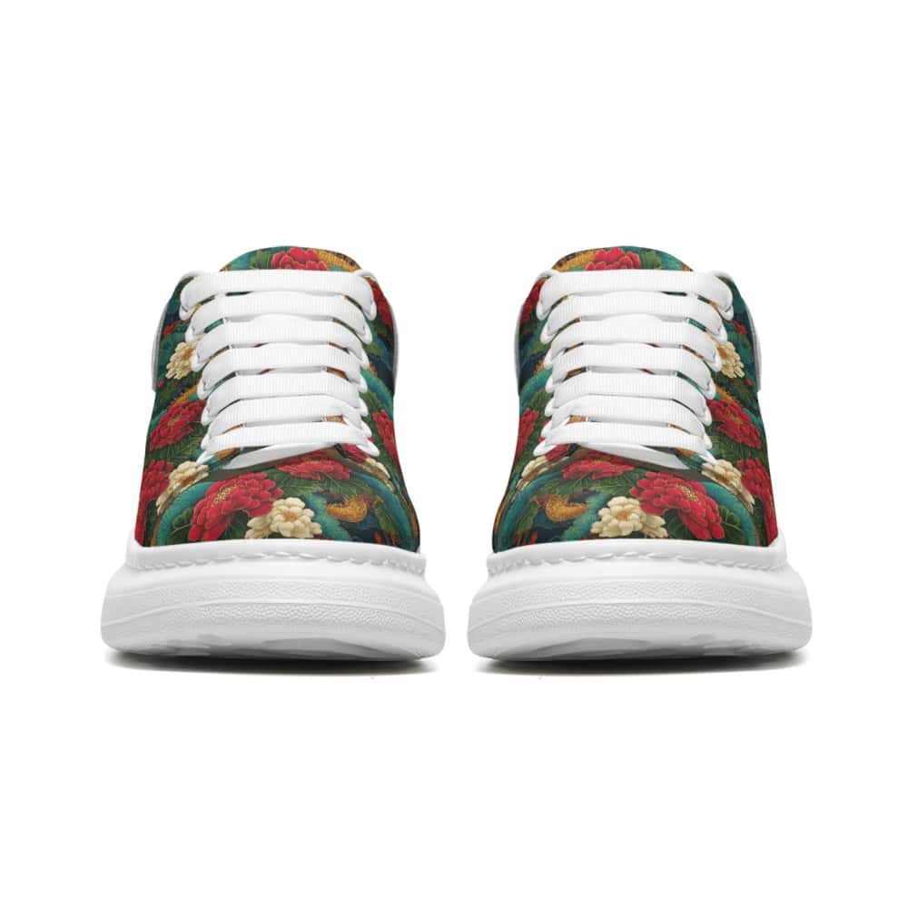 Low-Top Oversized Vegan Leather Sneakers | Ethical Style