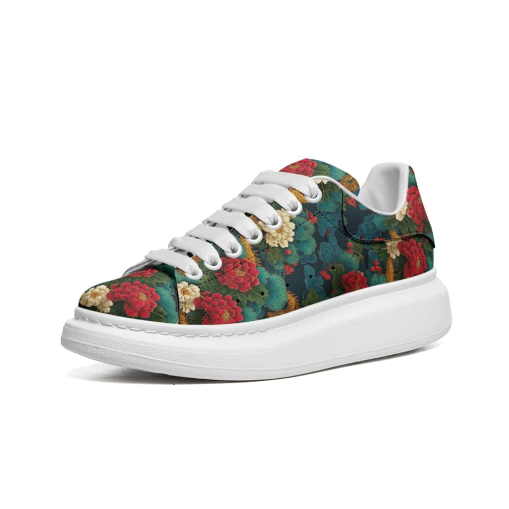 Low-Top Oversized Vegan Leather Sneakers | Ethical Style