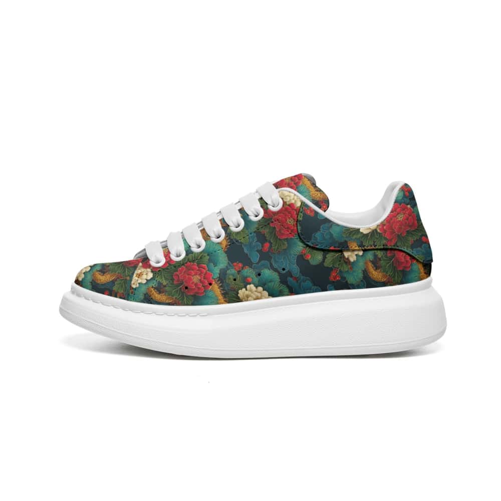 Low-Top Oversized Vegan Leather Sneakers | Ethical Style