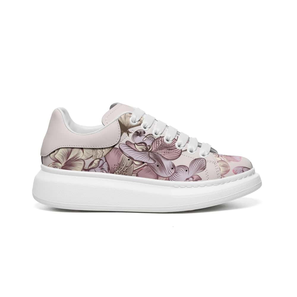 Low-Top Oversized Vegan Leather Sneakers | Ethical Style