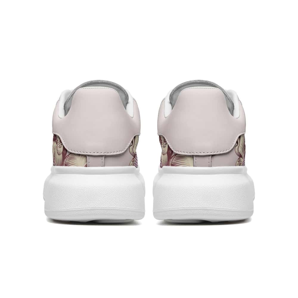 Low-Top Oversized Vegan Leather Sneakers | Ethical Style