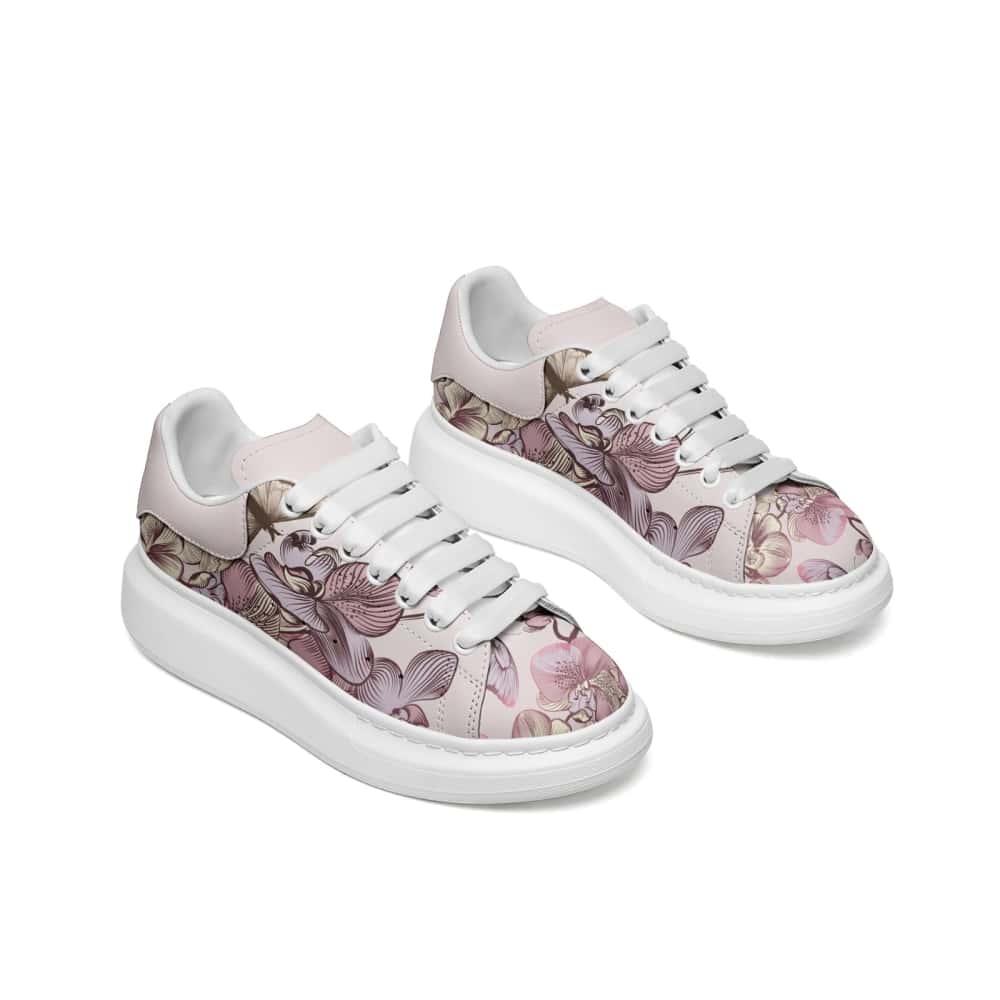 Low-Top Oversized Vegan Leather Sneakers | Ethical Style