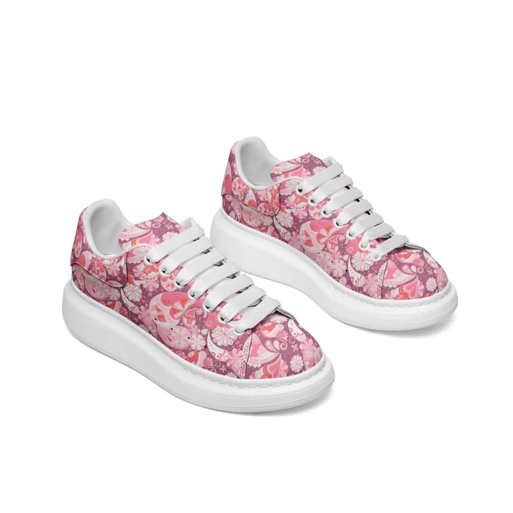 Low-Top Oversized Vegan Leather Sneakers | Ethical Style