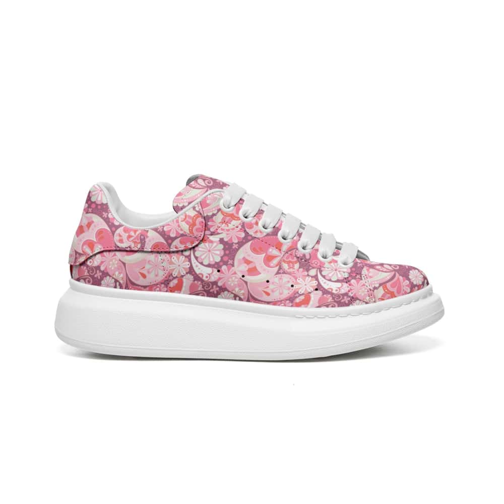 Low-Top Oversized Vegan Leather Sneakers | Ethical Style
