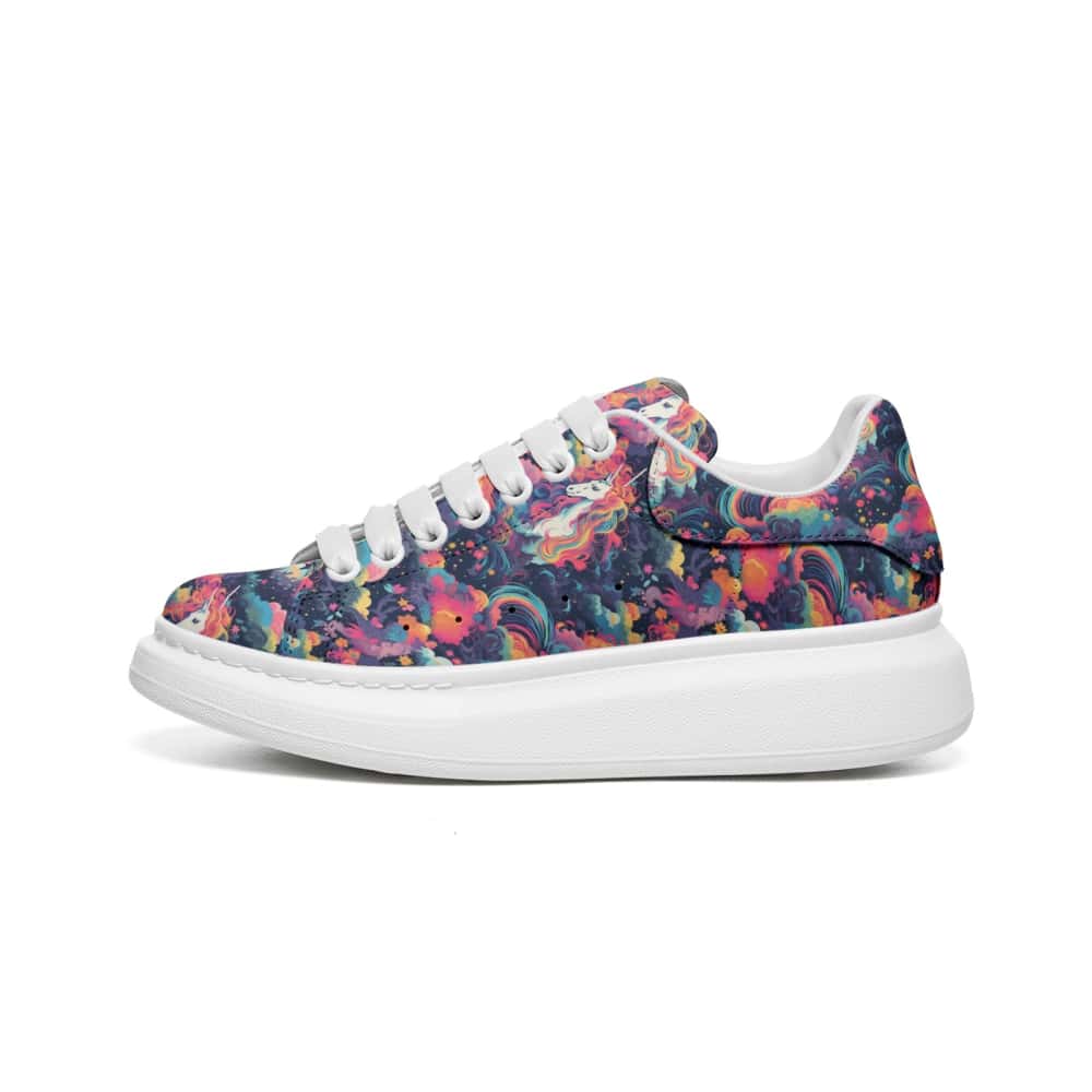 Low-Top Oversized Vegan Leather Sneakers | Ethical Style