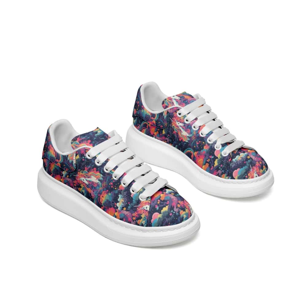 Low-Top Oversized Vegan Leather Sneakers | Ethical Style