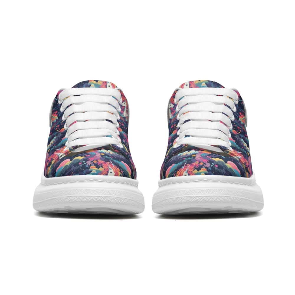 Low-Top Oversized Vegan Leather Sneakers | Ethical Style
