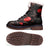 Red Poppy Flowers Fur Comfort Chukka Boots - $119.99 - Free