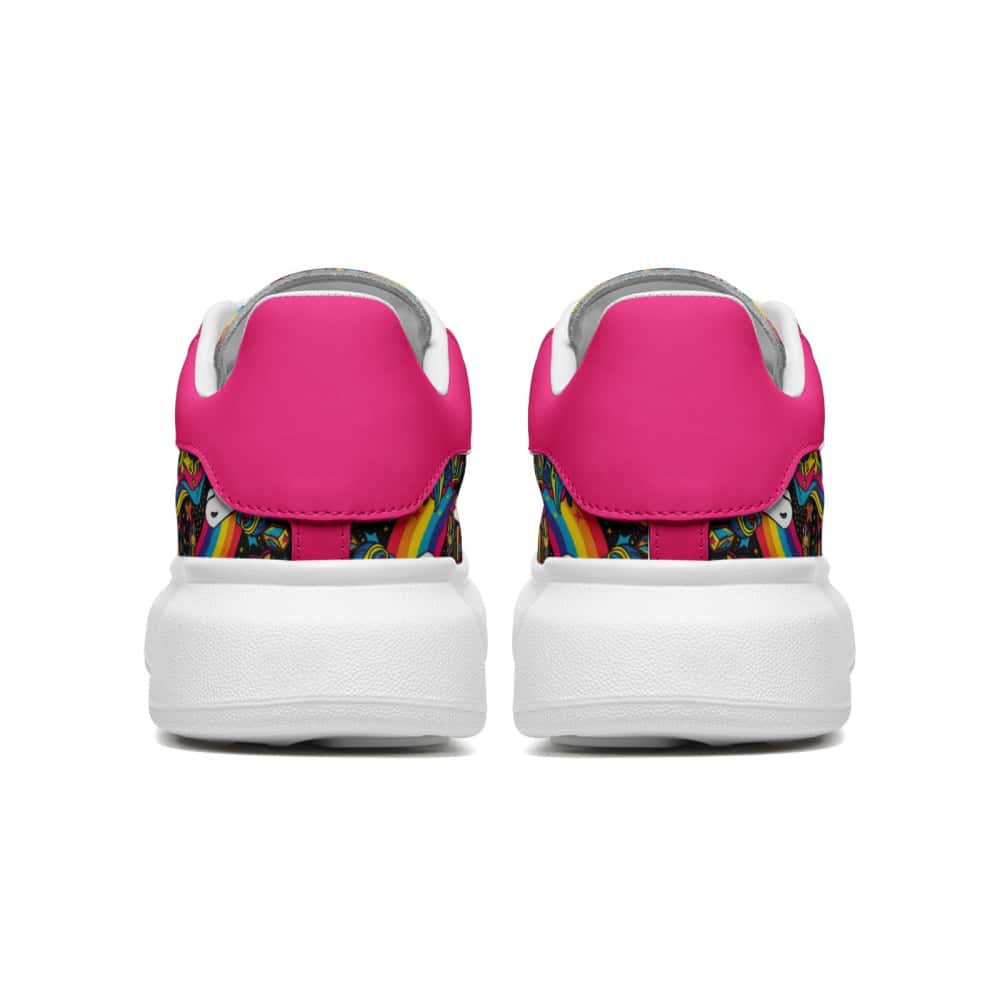Low-Top Oversized Vegan Leather Sneakers | Ethical Style