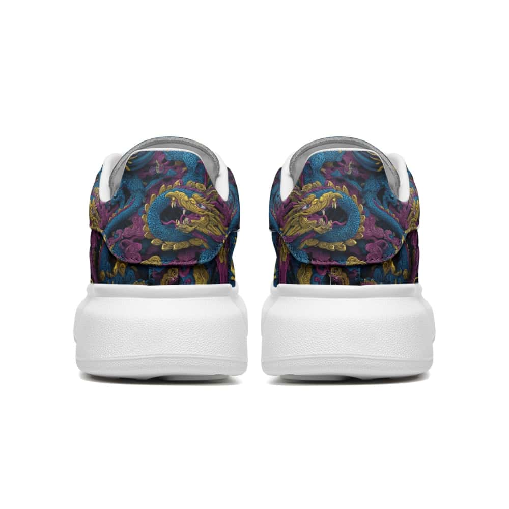 Low-Top Oversized Vegan Leather Sneakers | Ethical Style
