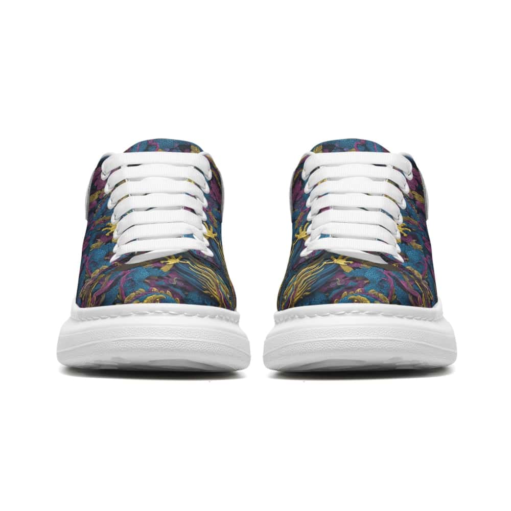 Low-Top Oversized Vegan Leather Sneakers | Ethical Style