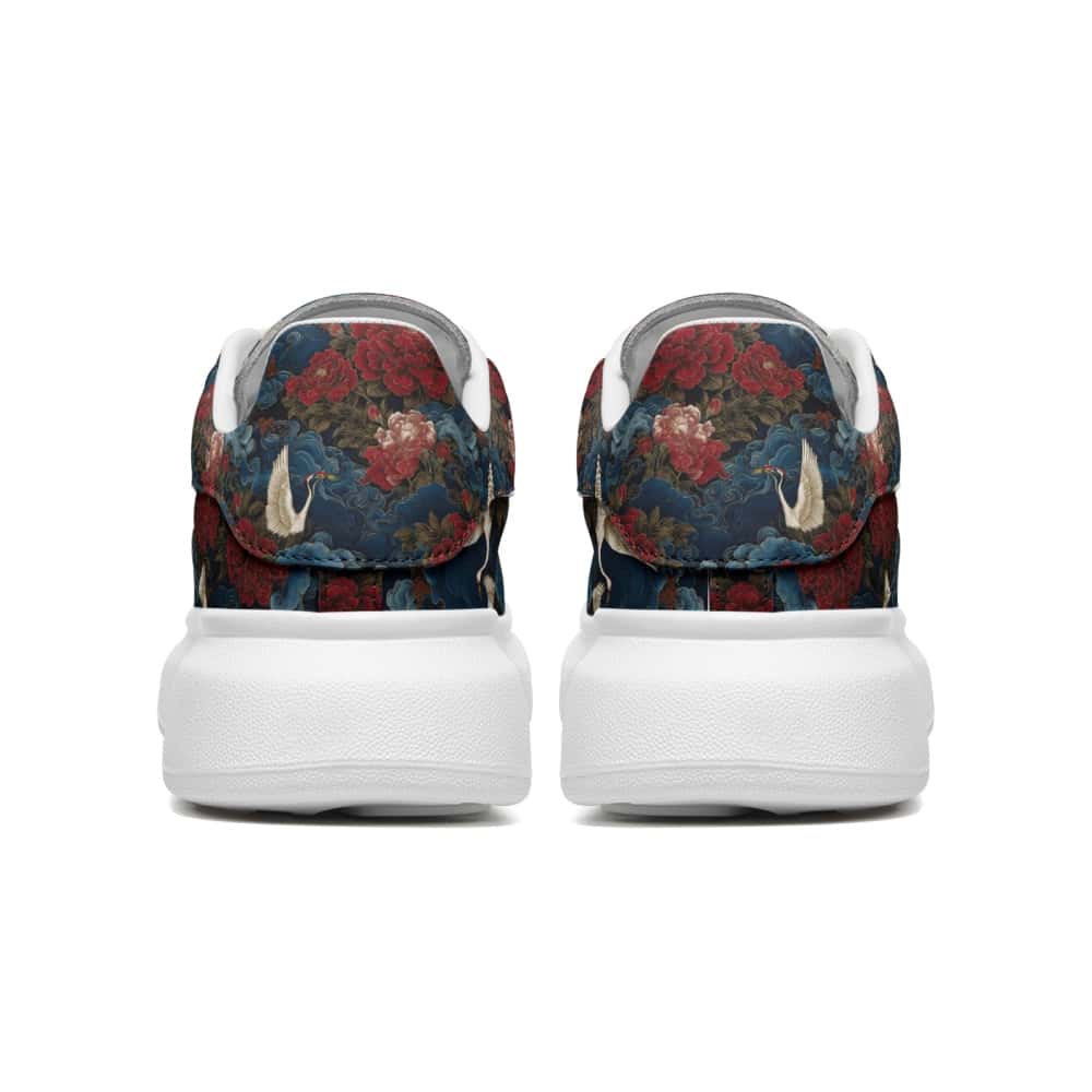 Low-Top Oversized Vegan Leather Sneakers | Ethical Style