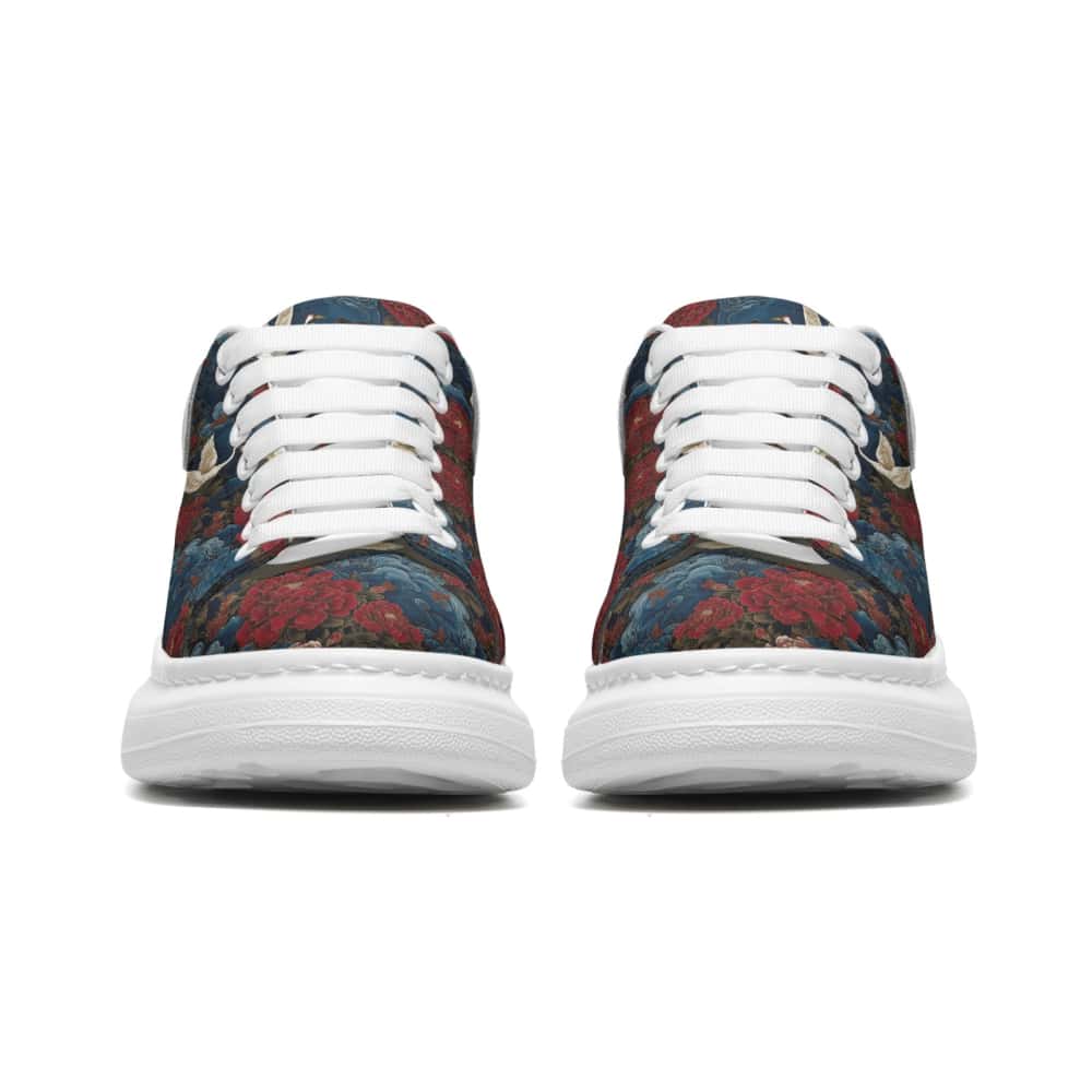 Low-Top Oversized Vegan Leather Sneakers | Ethical Style