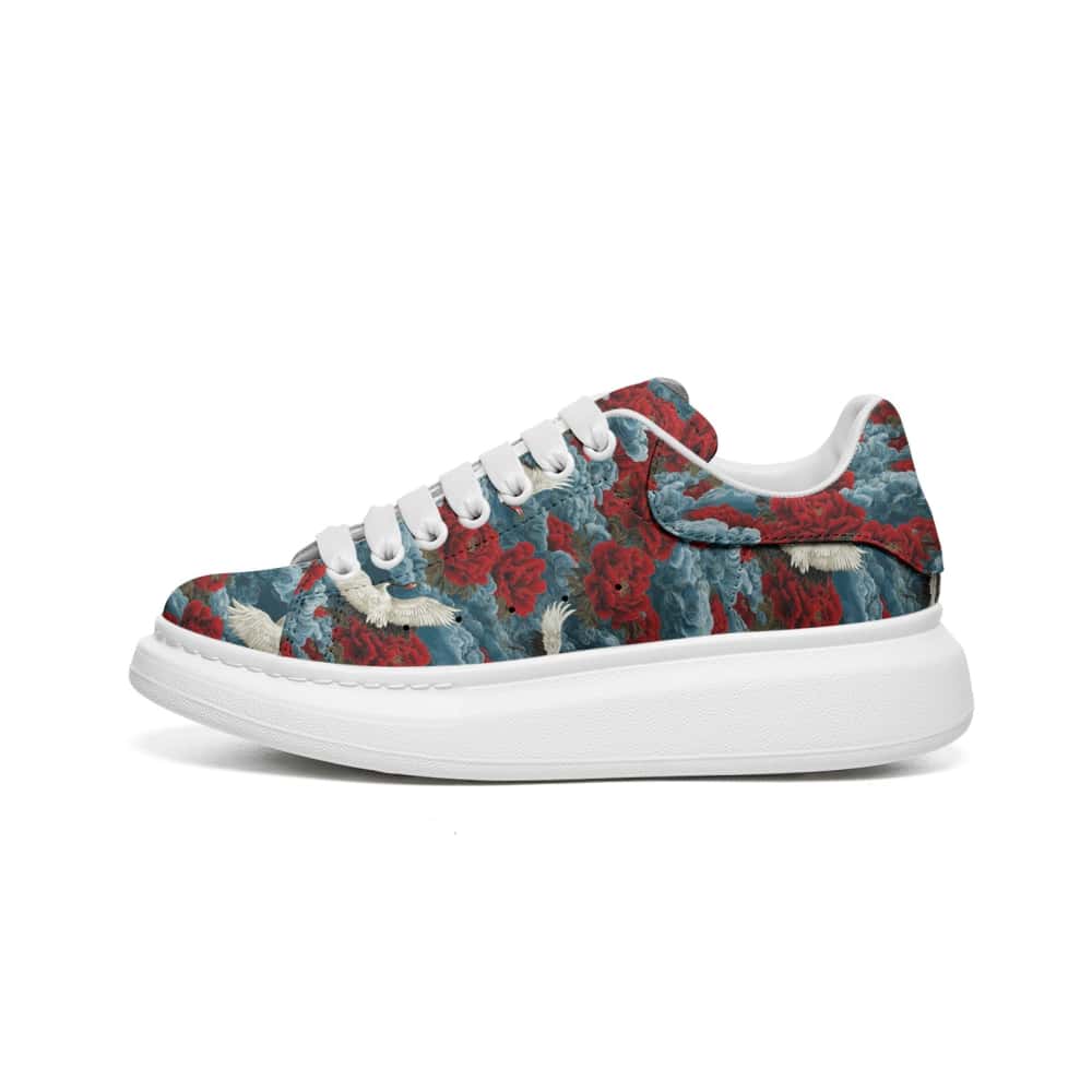 Low-Top Oversized Vegan Leather Sneakers | Ethical Style