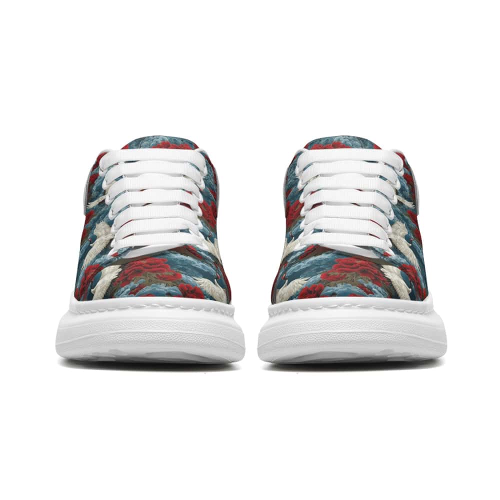Low-Top Oversized Vegan Leather Sneakers | Ethical Style