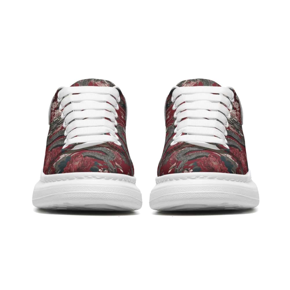 Low-Top Oversized Vegan Leather Sneakers | Ethical Style