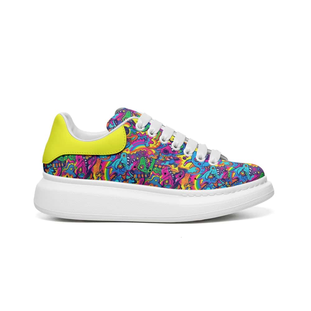 Low-Top Oversized Vegan Leather Sneakers | Ethical Style